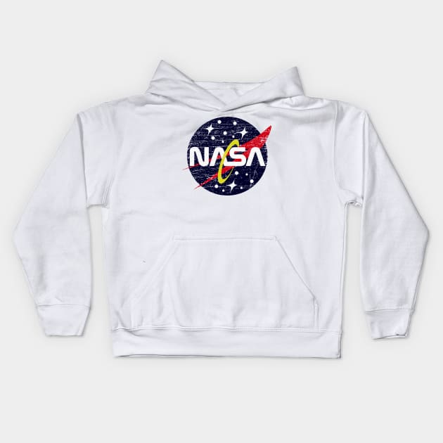 NASA Alternative Logo Kids Hoodie by Mandra